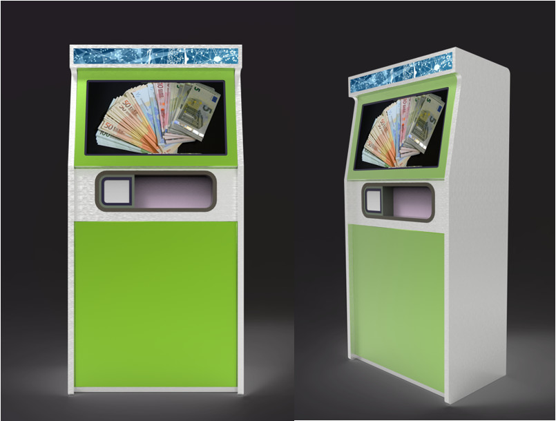 mais recente caso da empresa sobre O código de barras operou o distribuidor de dinheiro da máquina do ATM