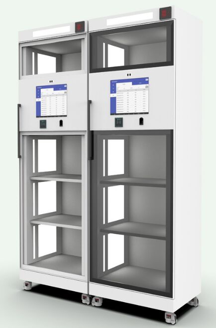 Wi-Fi integrated wallmount vending machine with English language support delivering vending solutions and remote access