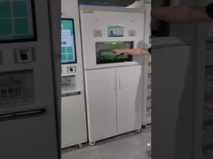 Máquina de Venda Automática para Reciclagem de Fardas Têxteis para Hospitais, Laboratórios e Fábricas, Operada por RFID